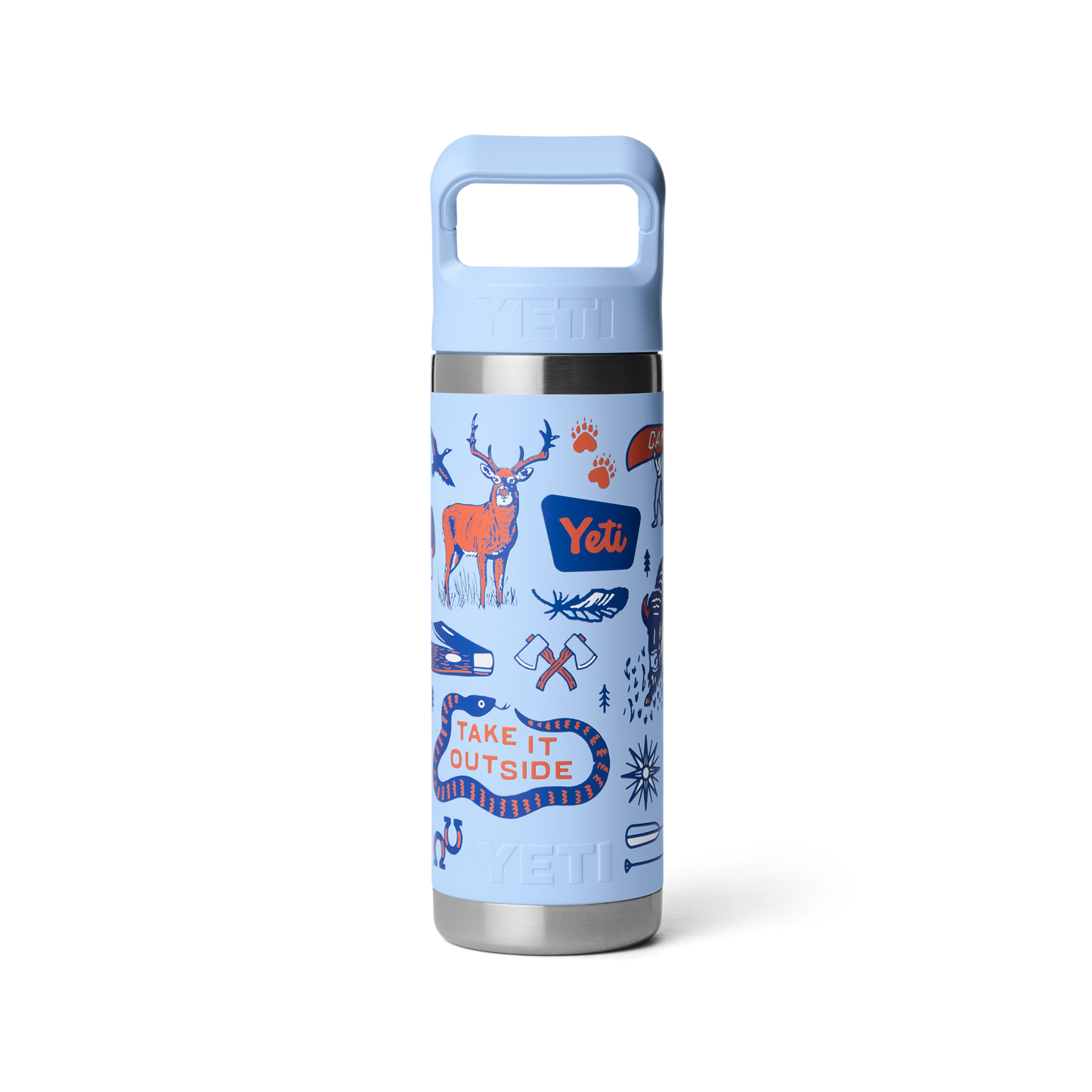 Rambler® 18 oz (532 ml) Straw Bottle Big Sky Summer Camp