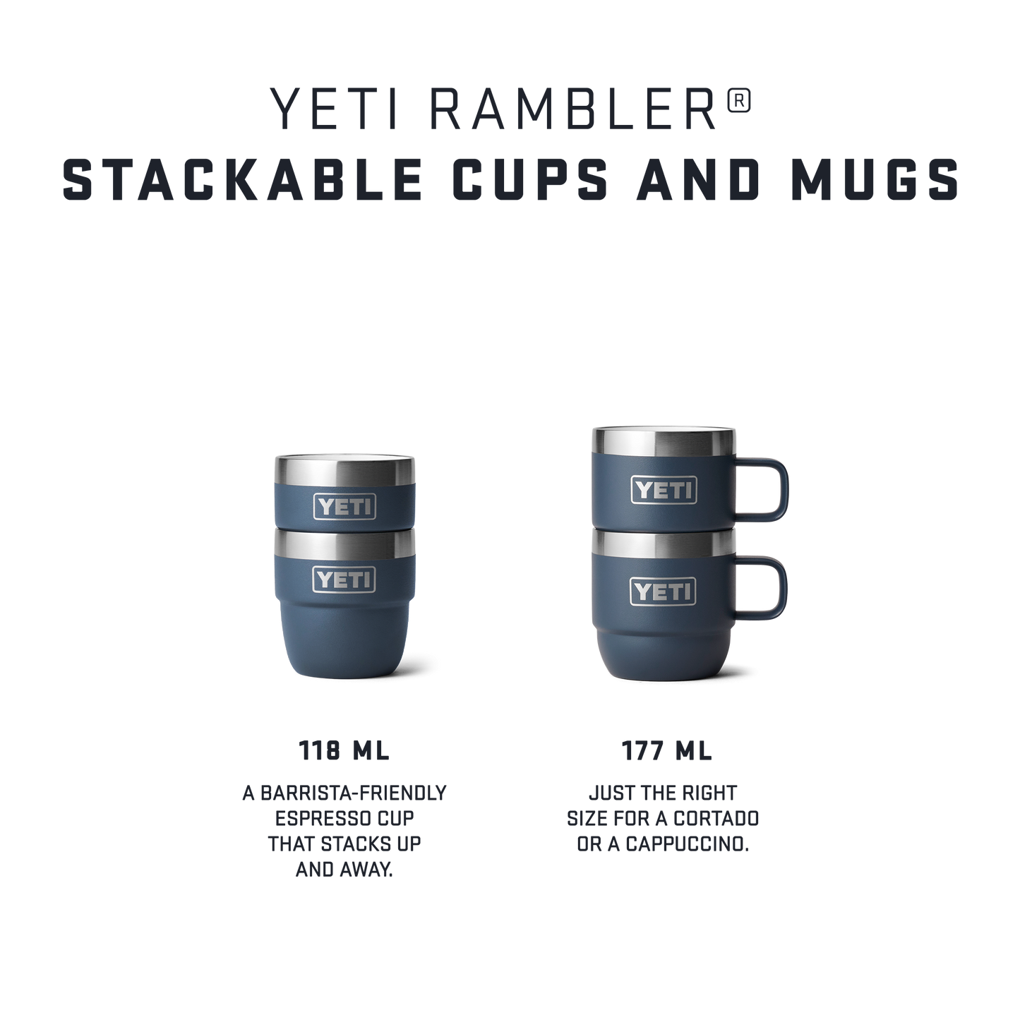 YETI Rambler® 4 oz (118 ml) Stackable Cups Ultramarine Violet