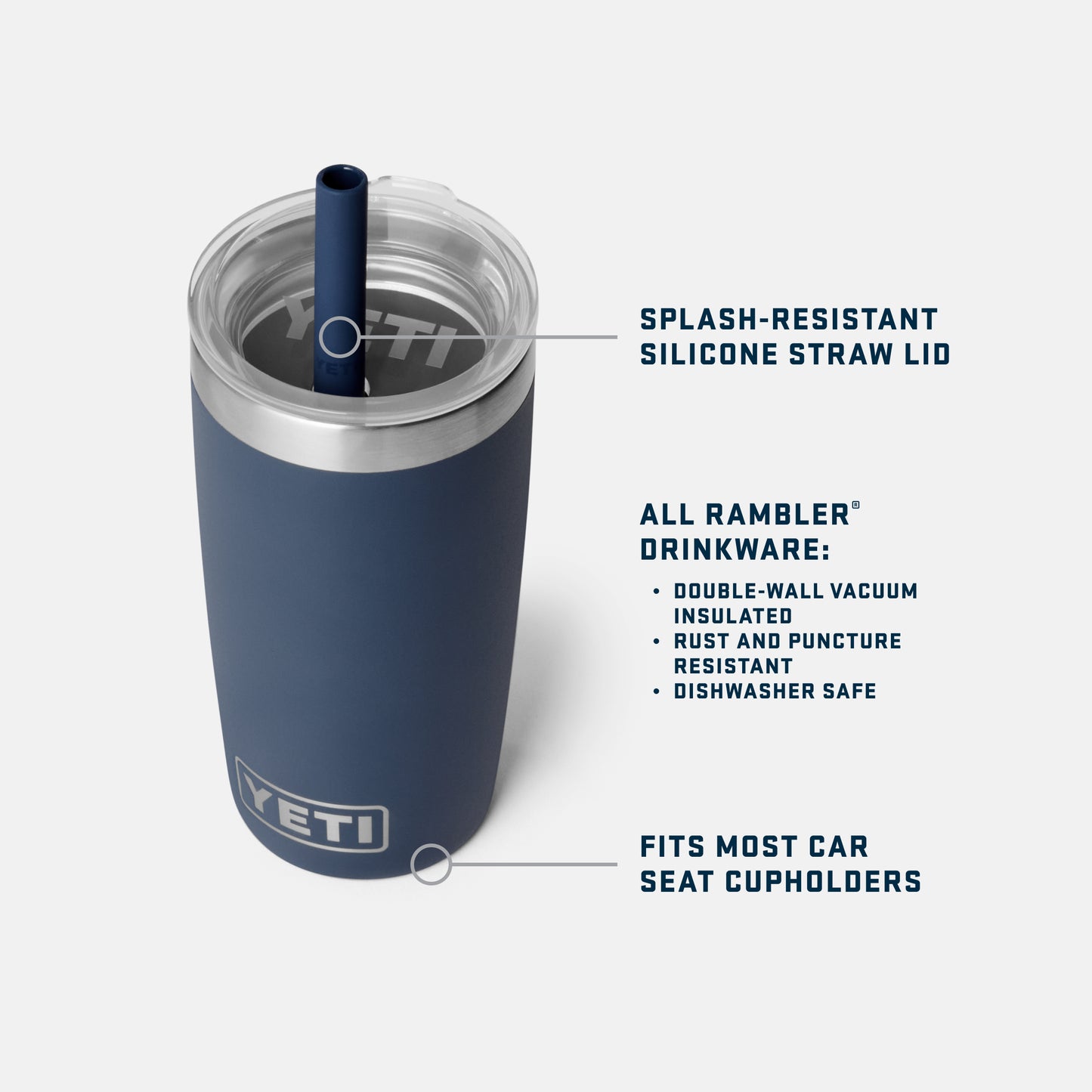 Rambler® Jr 10 oz (295 ml) Tumbler Royal Blue