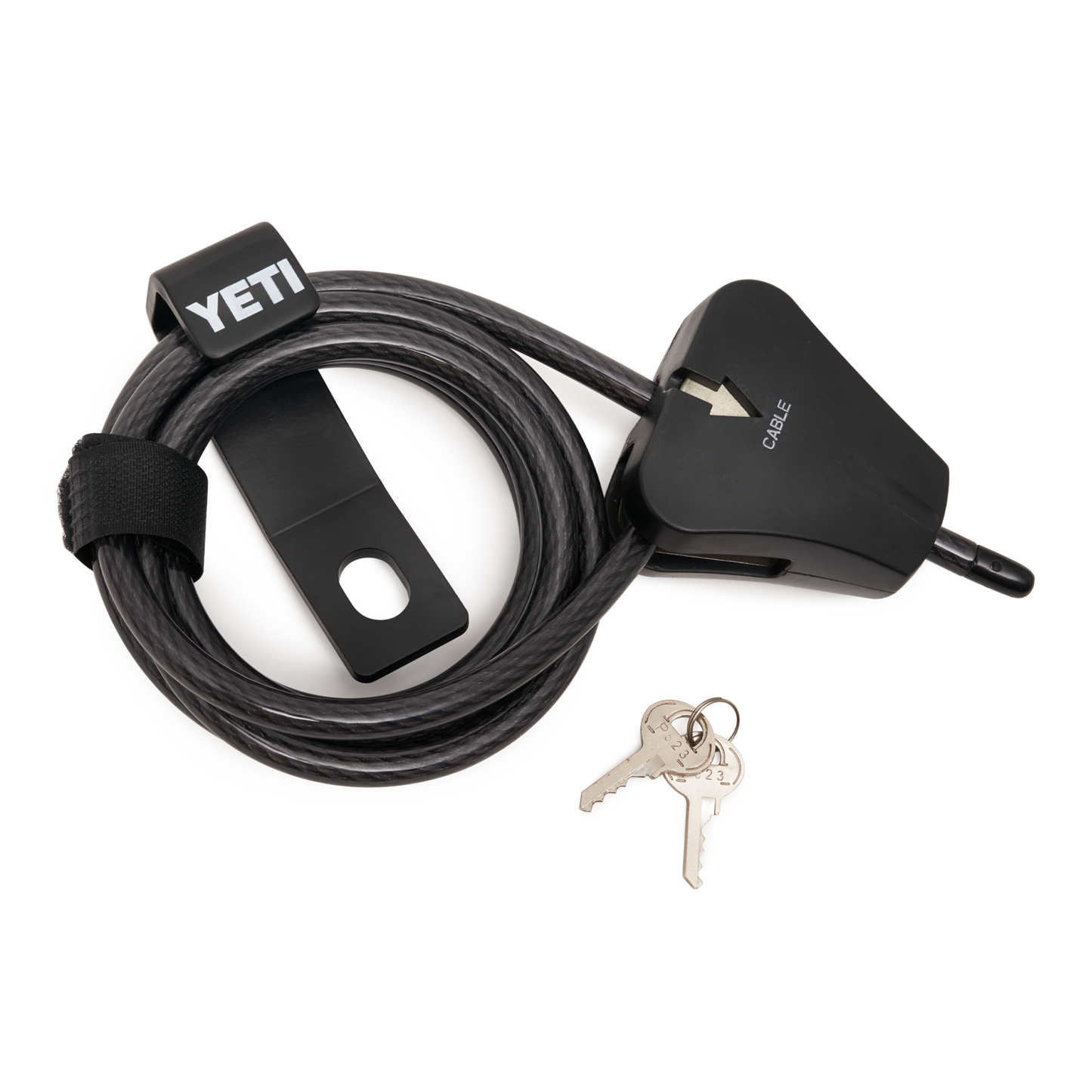 YETI Security Cable Lock and Bracket Black