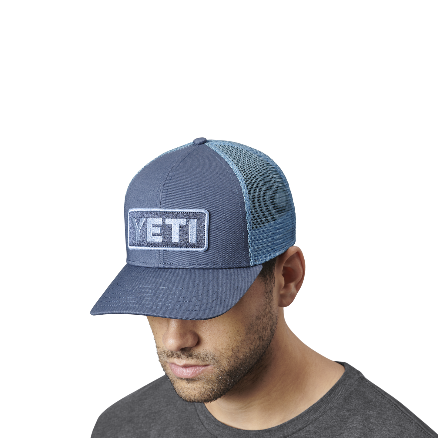 YETI Mid-Pro- Logo Badge Hat Indigo Indigo
