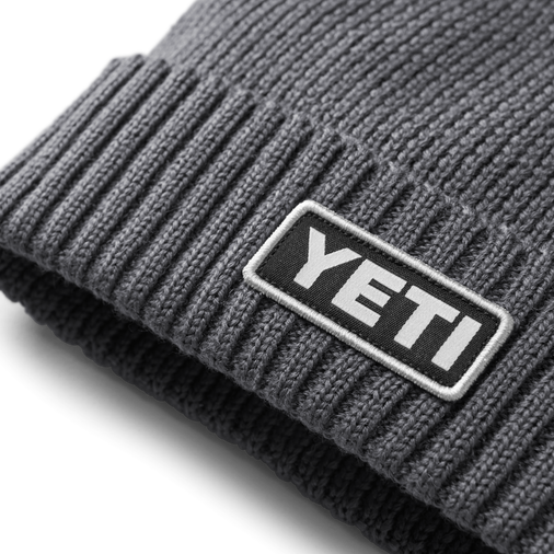 YETI Logo Beanie Grey Grey