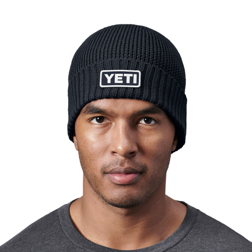 YETI Logo Beanie Navy Navy