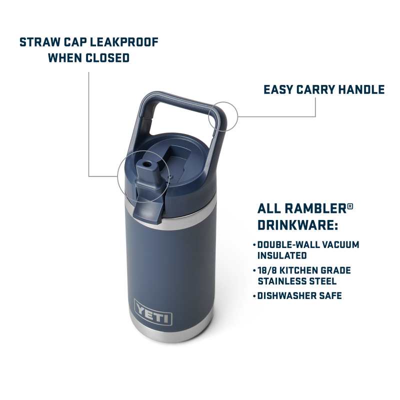 YETI Rambler® Jr 12 oz (354 ml) Kids' Bottle Seafoam