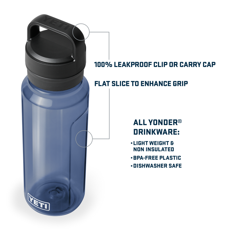 YETI Yonder™ 1L Water Bottle Navy