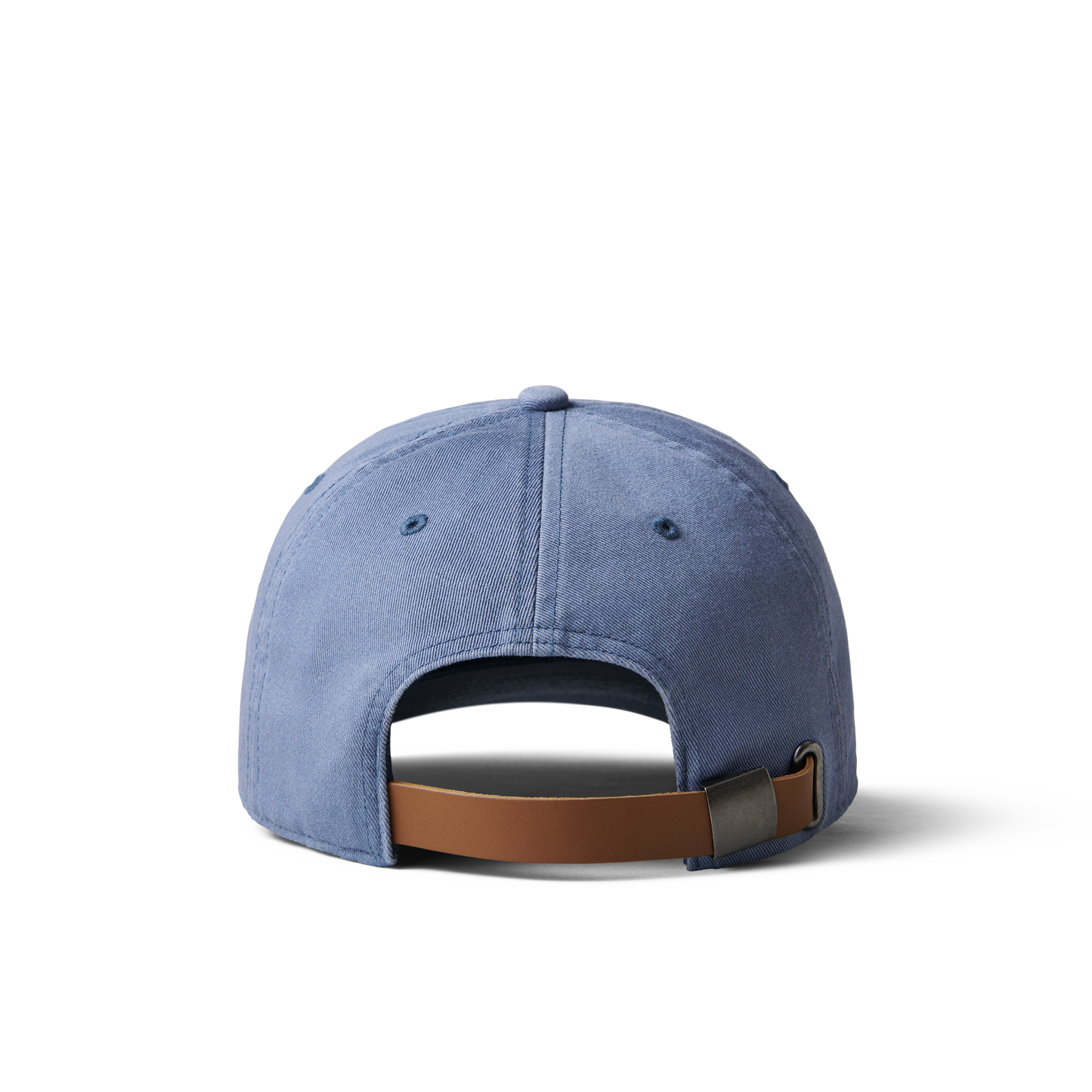 Leather Badge Logo Hat Offshore Blue