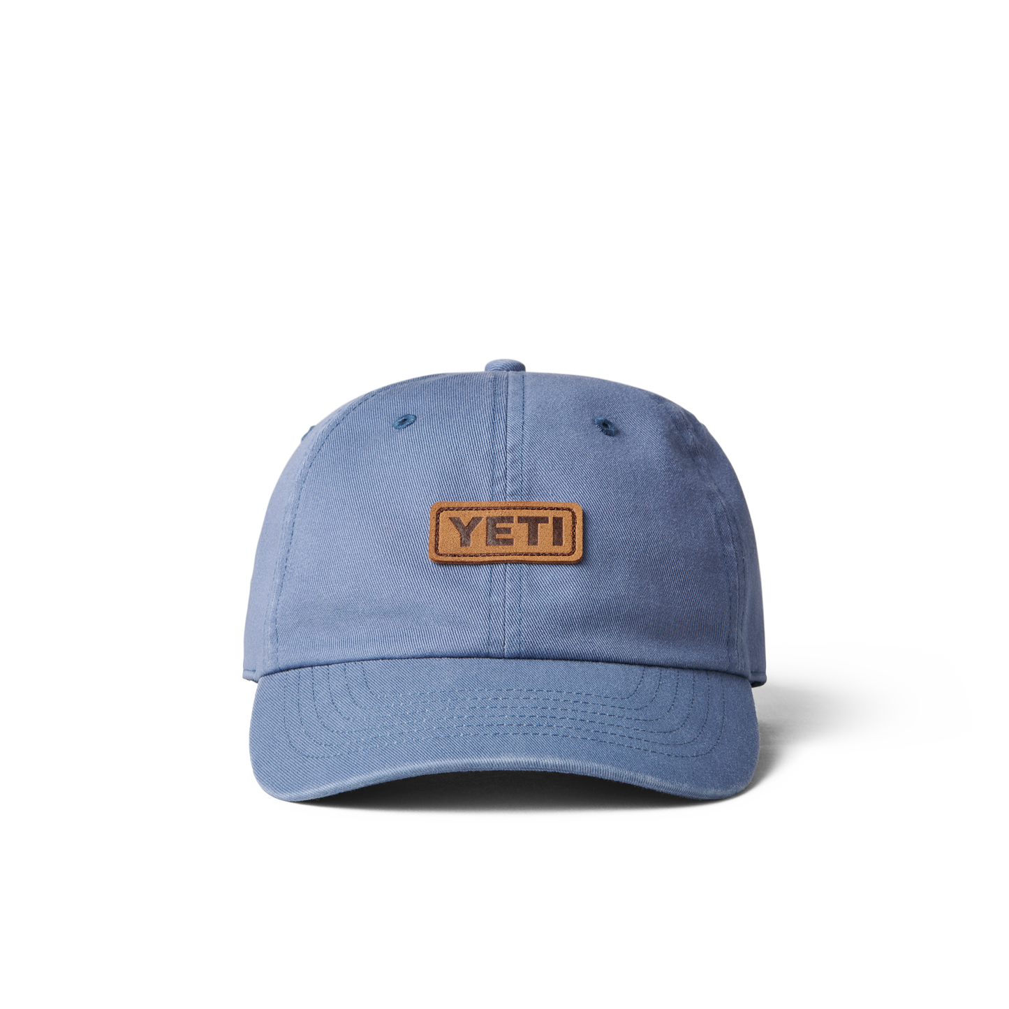 Leather Badge Logo Hat Offshore Blue