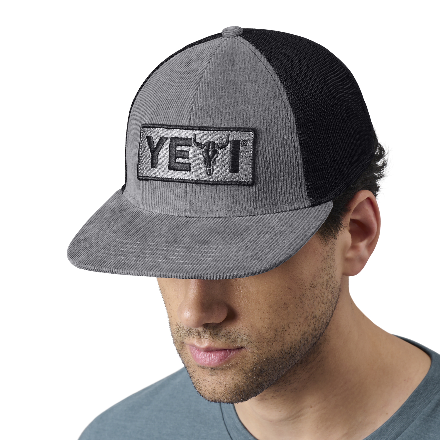 YETI YETI® Steer Flat Brim Hat Grey