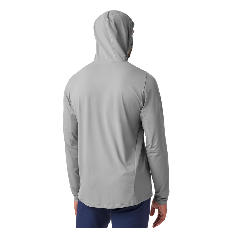 Men's Hooded Ultra Lightweight Sunshirt Grey Grey
