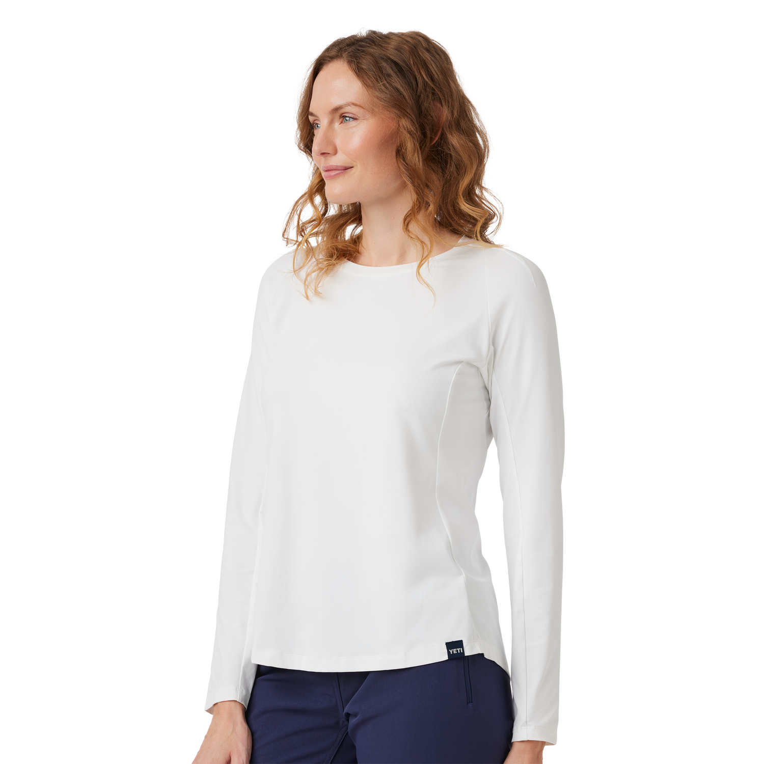 Women's Crew Neck Ultra Light Sunshirt White White