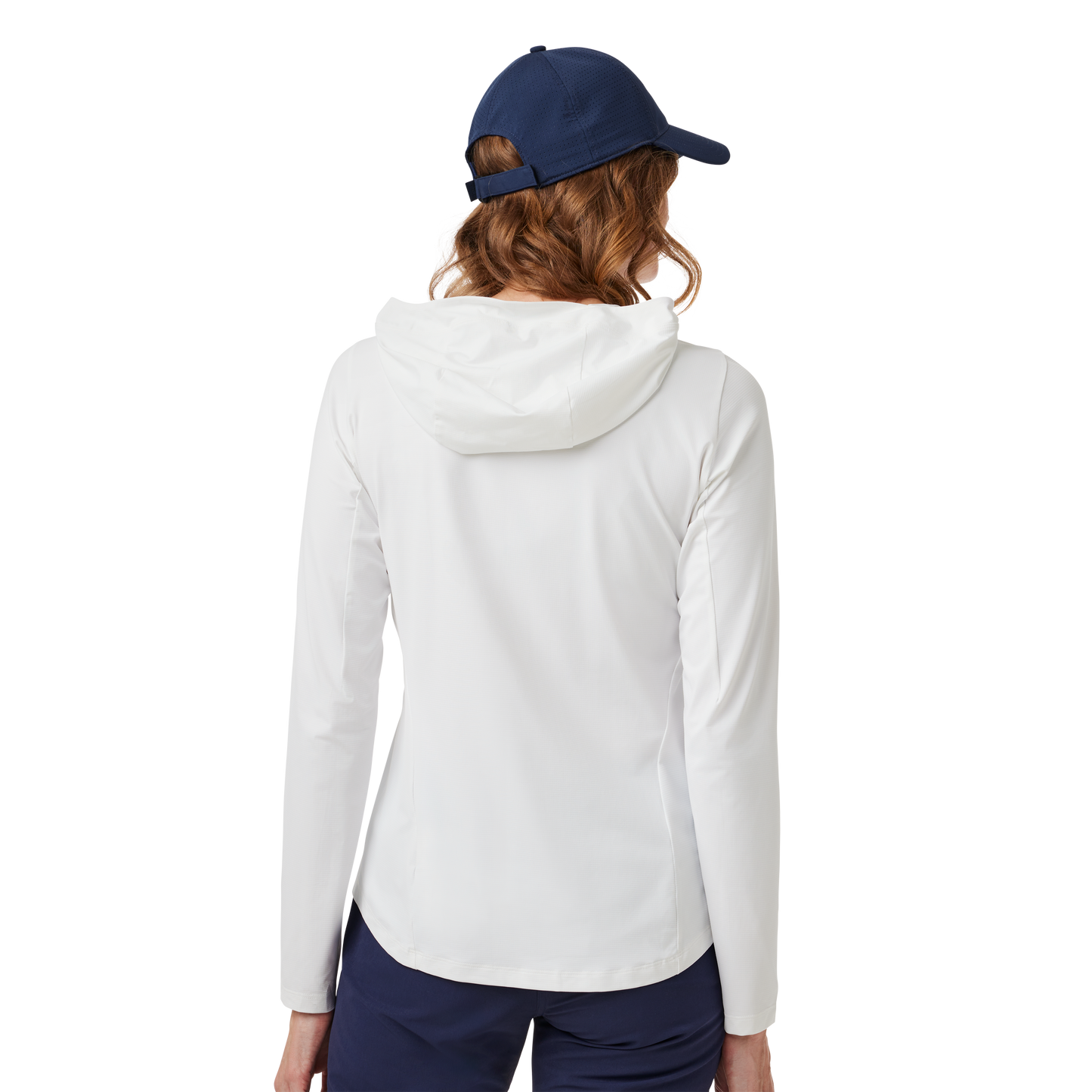 Women's Hooded Ultra Lighweight Sunshirt White