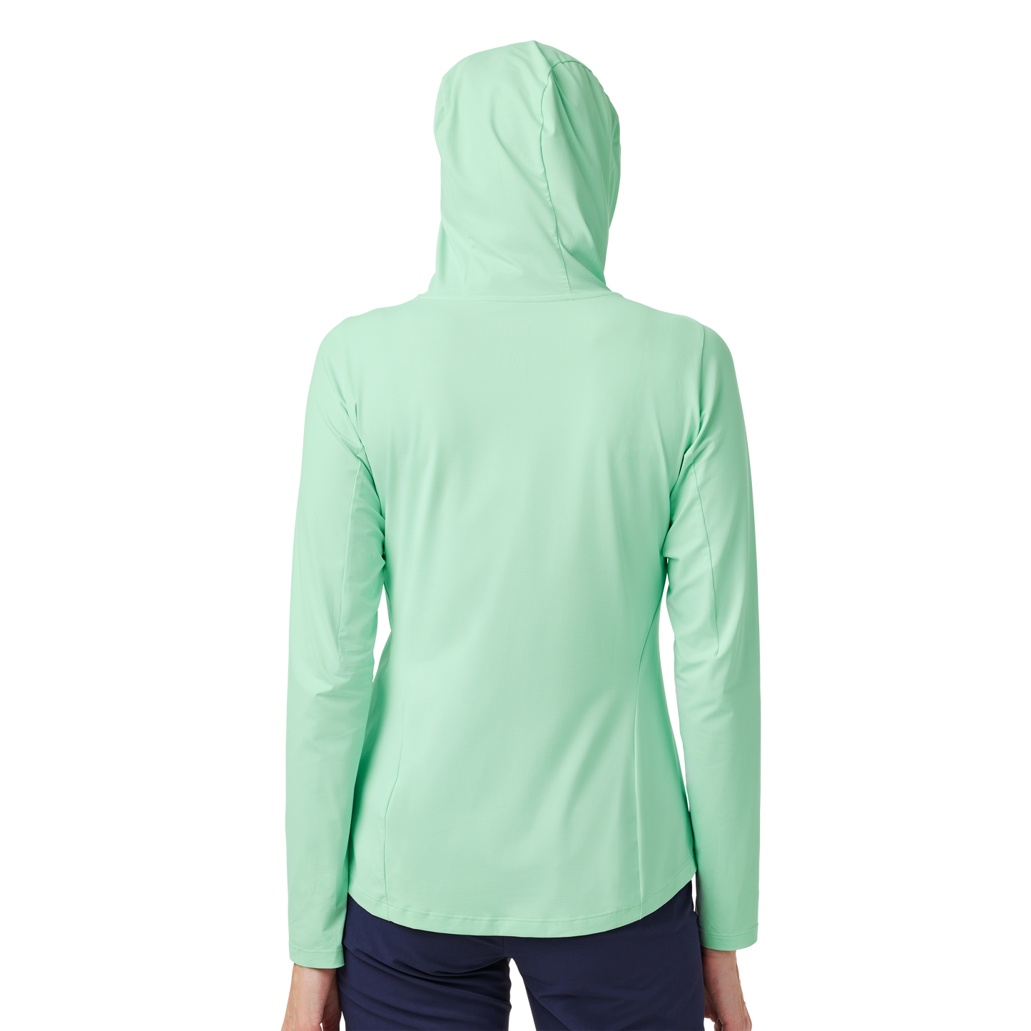 Women's Hooded Ultra Lighweight Sunshirt Ice Blue Ice Blue