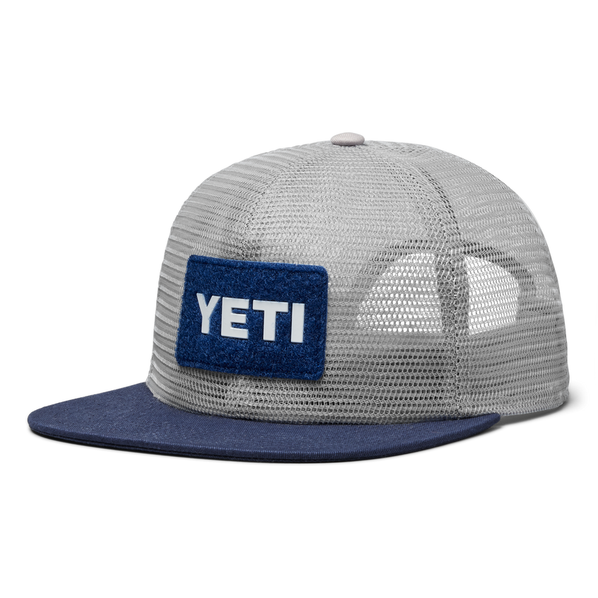 YETI YETI® Velcro Badge Mesh Hat Grey/Navy