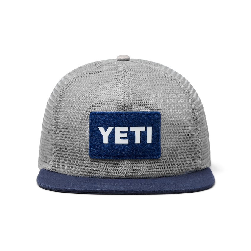 YETI YETI® Velcro Badge Mesh Hat Grey/Navy