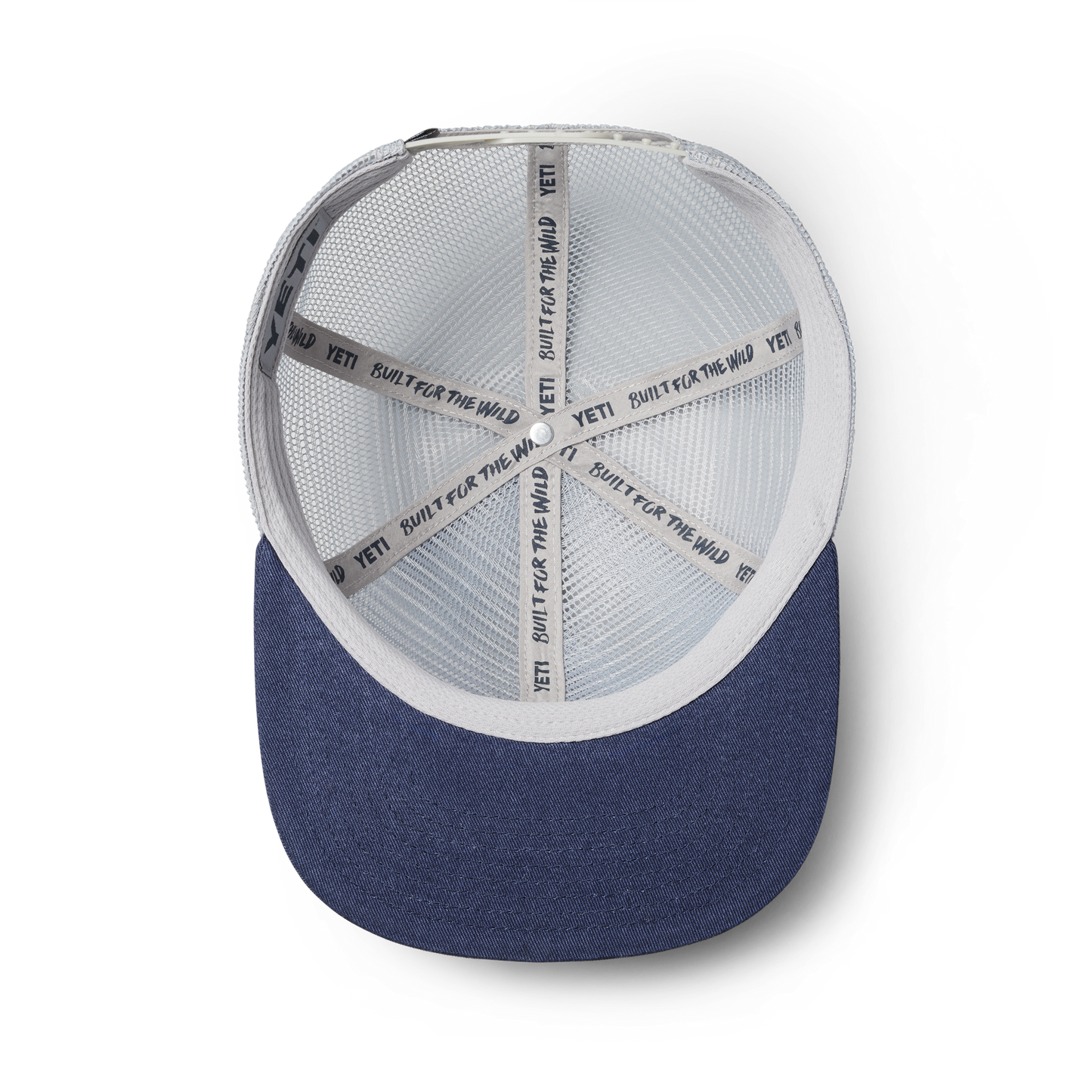 YETI YETI® Velcro Badge Mesh Hat Grey/Navy