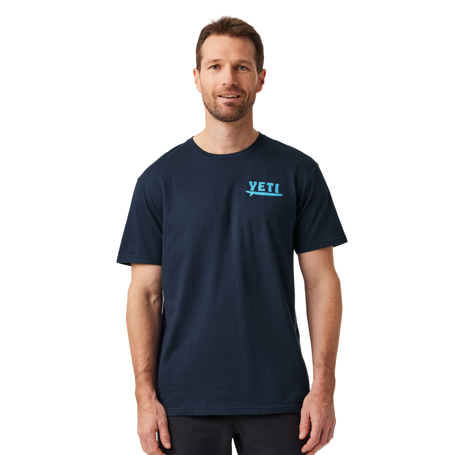 YETI Big Wave Short Sleeve T-Shirt Navy