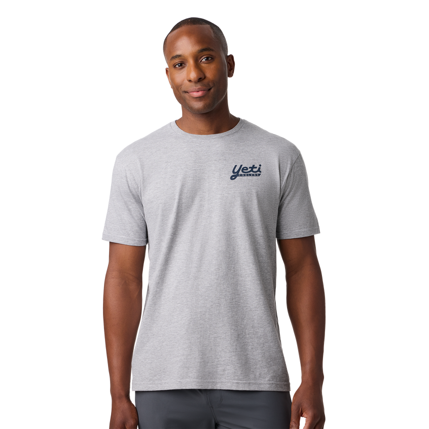 YETI Coolers® Wildly Stronger Short Sleeve T-Shirt Heather Grey