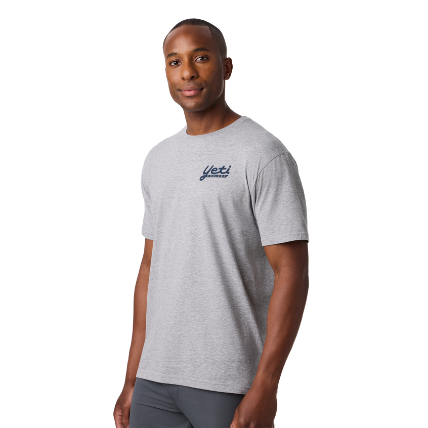 YETI Coolers® Wildly Stronger Short Sleeve T-Shirt Heather Grey