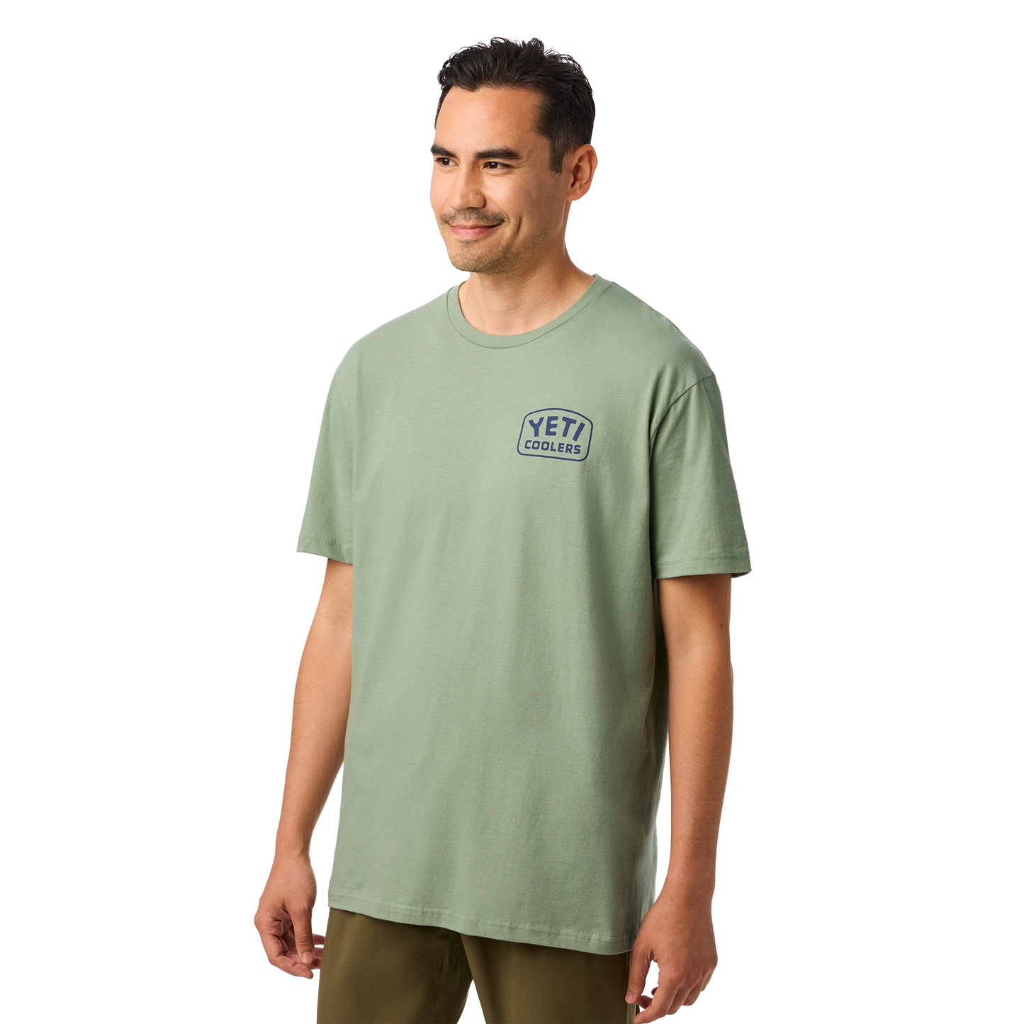 YETI Coolers® Reelin Feelin' Fishing Short Sleeve T-Shirt Olive