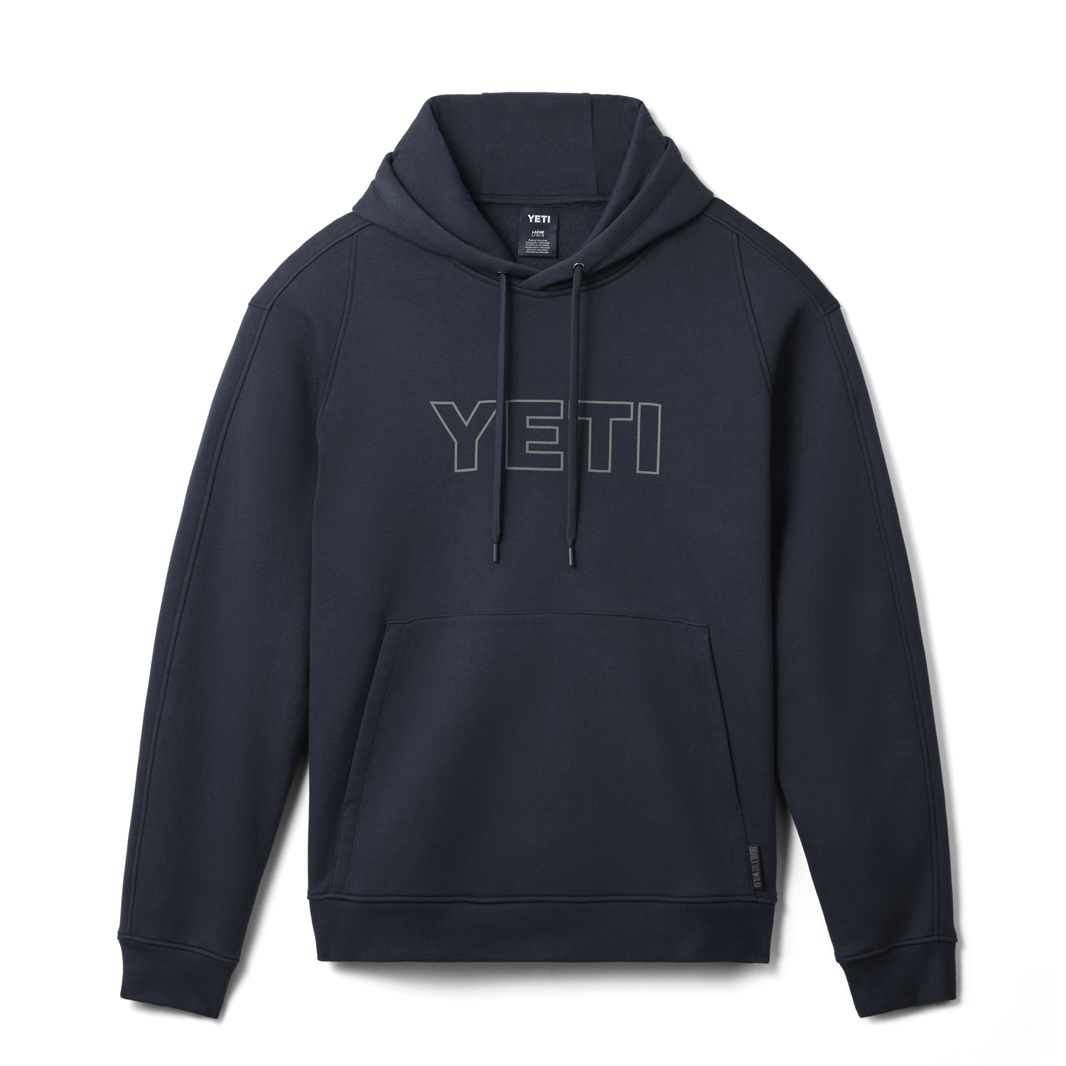 YETI® Logo Built for the Wild Fleece Hoodie Navy