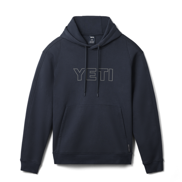 YETI® Logo Built for the Wild Fleece Hoodie Navy