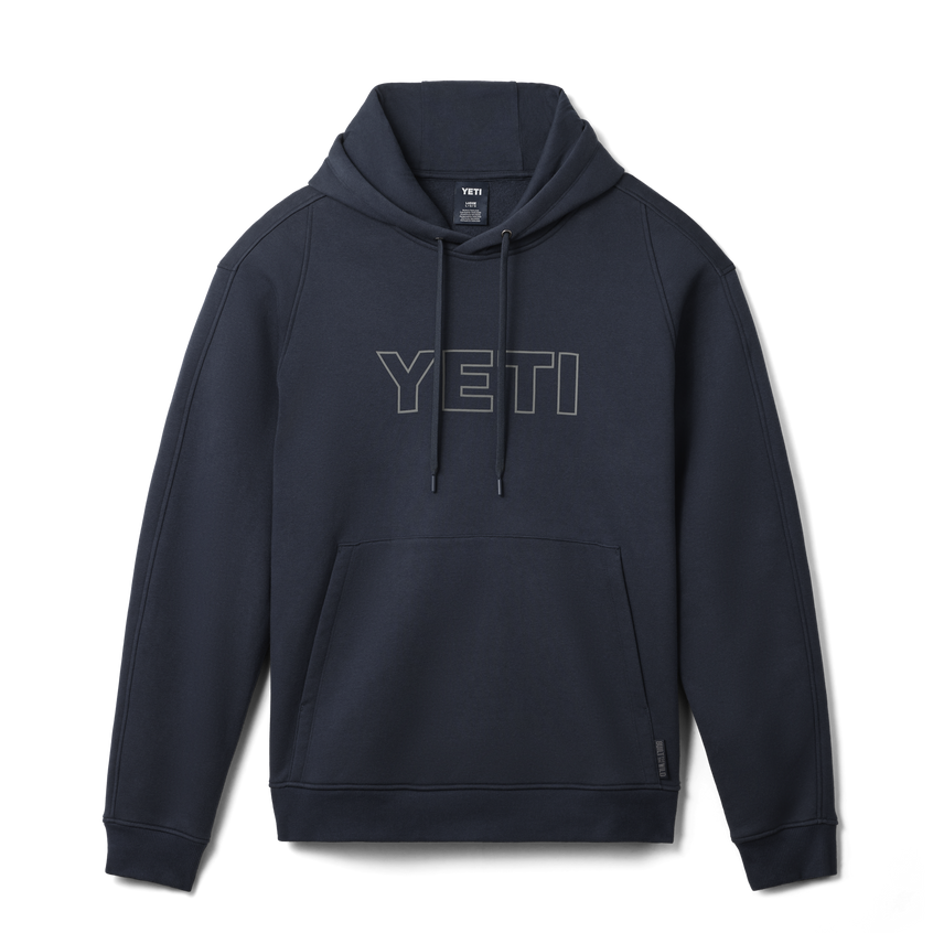 YETI® Logo Built for the Wild Fleece Hoodie Navy