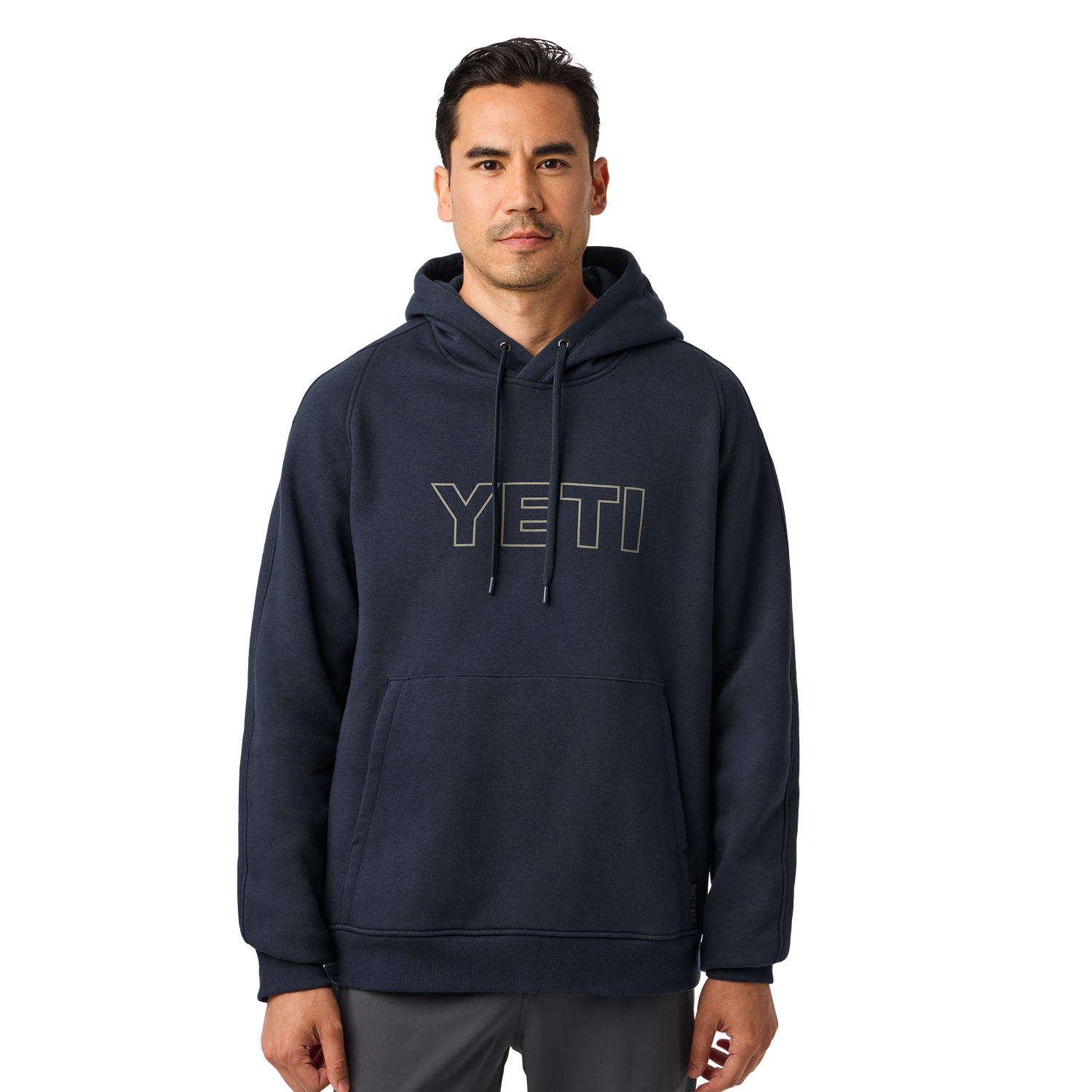 YETI® Logo Built for the Wild Fleece Hoodie Navy