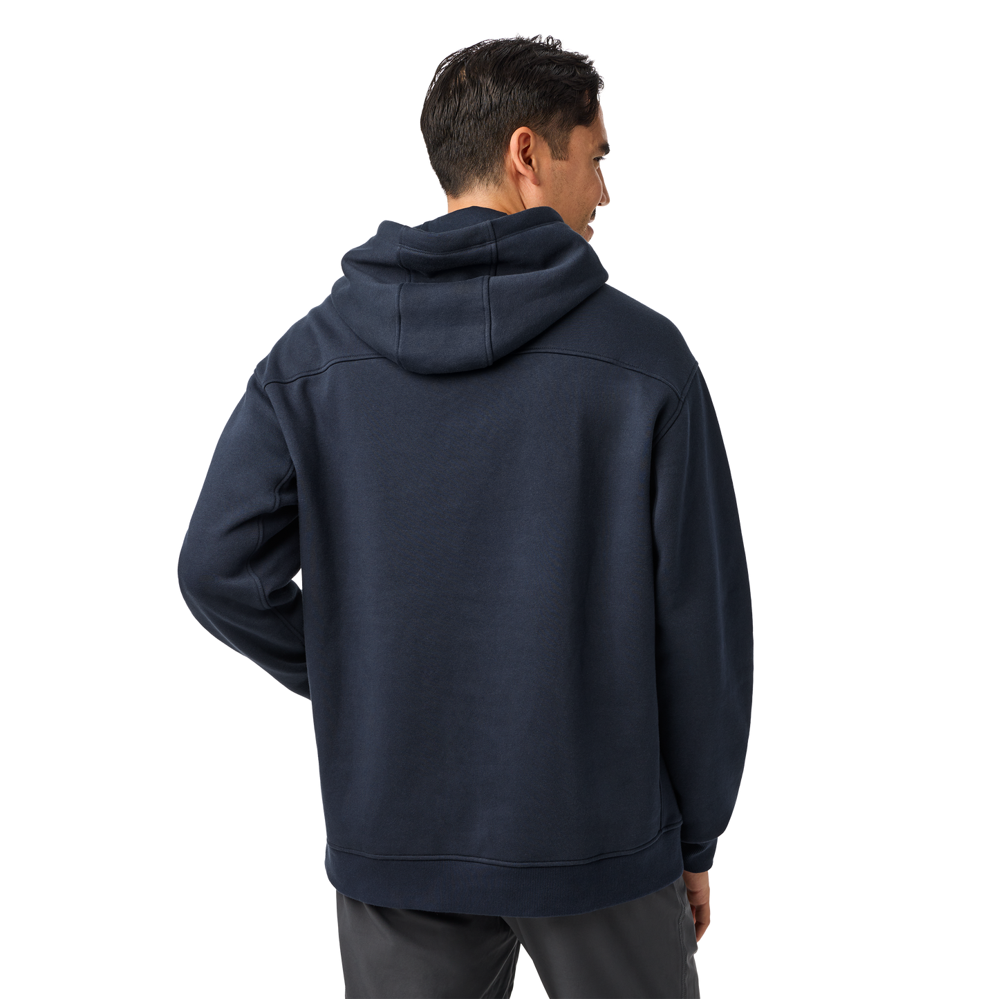 YETI® Logo Built for the Wild Fleece Hoodie Navy