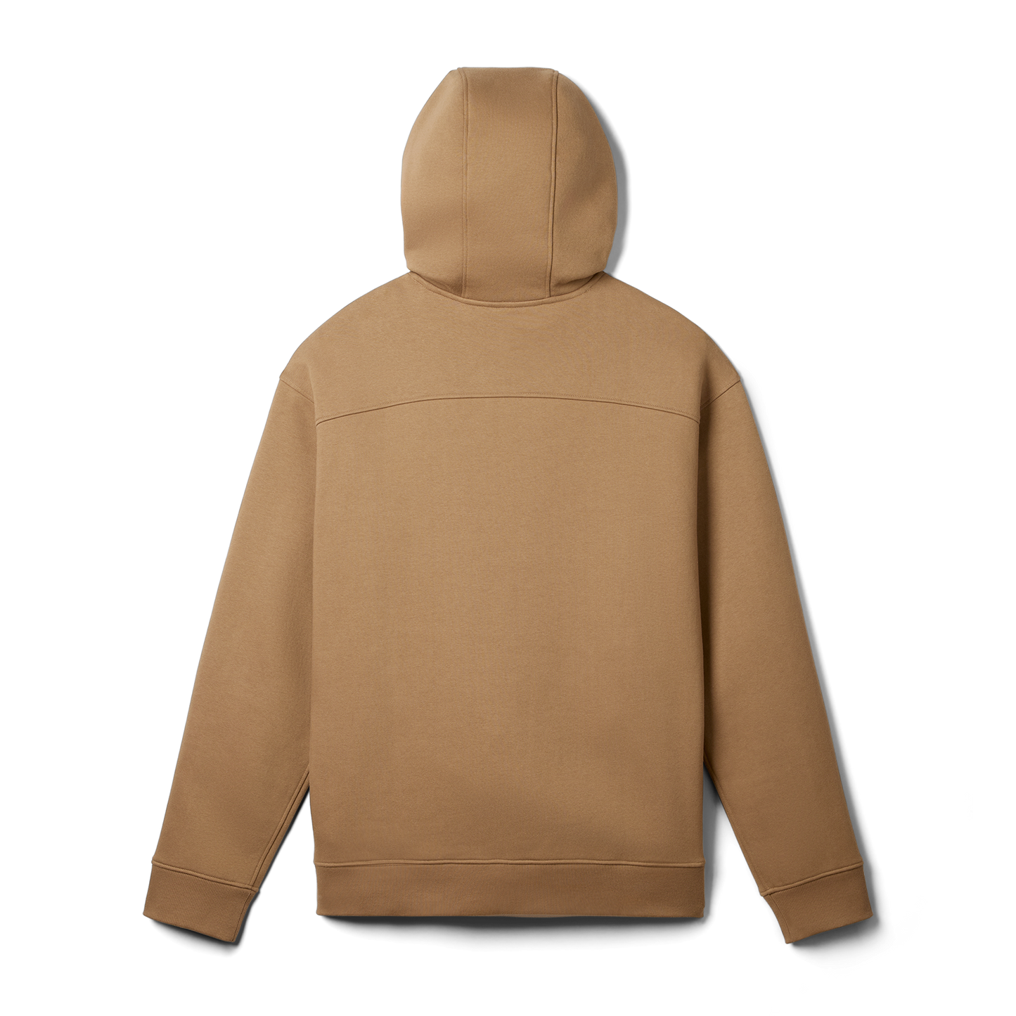 Built For The Wild Badge Fleece Hoodie Brush Brown