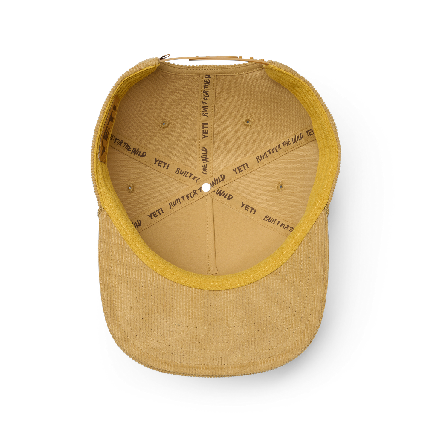 Duck Corduoy Flat Brim Hat Brown