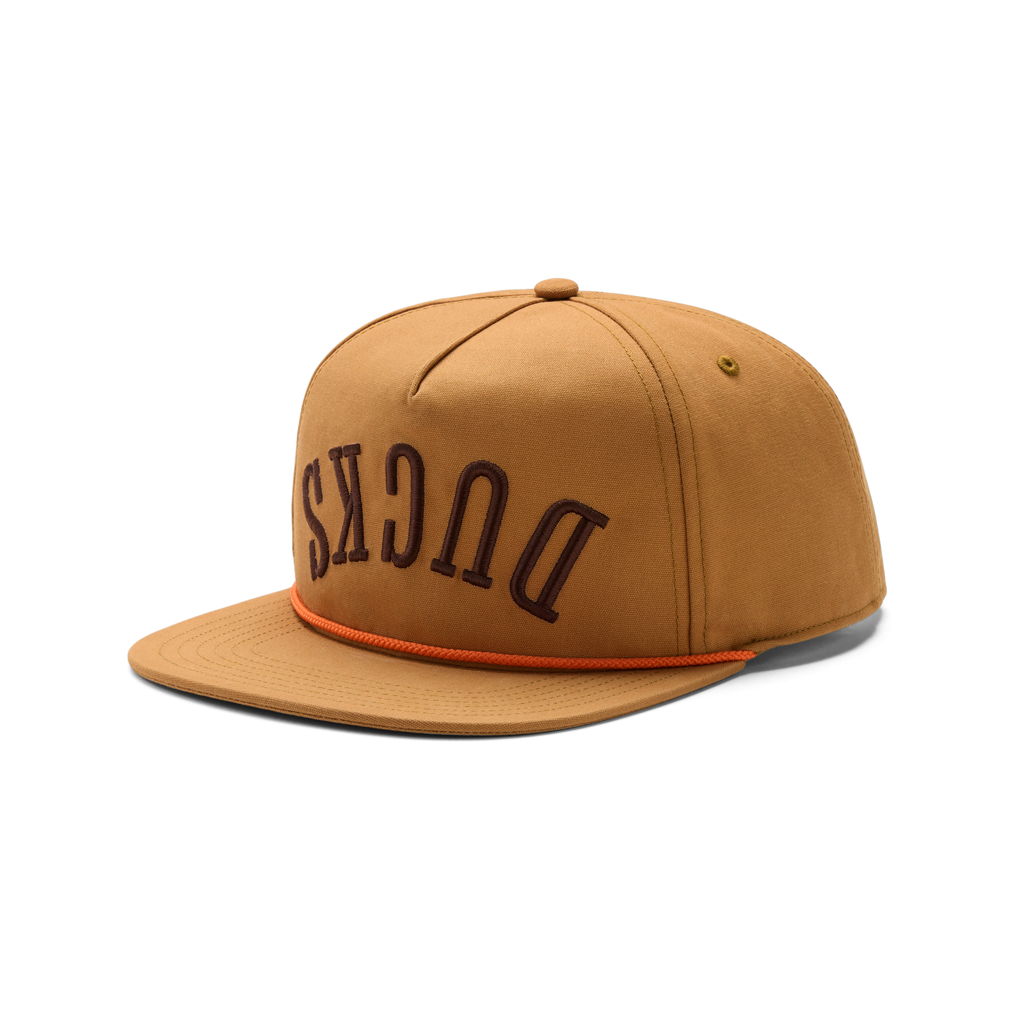 Ducks Flat Brim Rope Hat Brown
