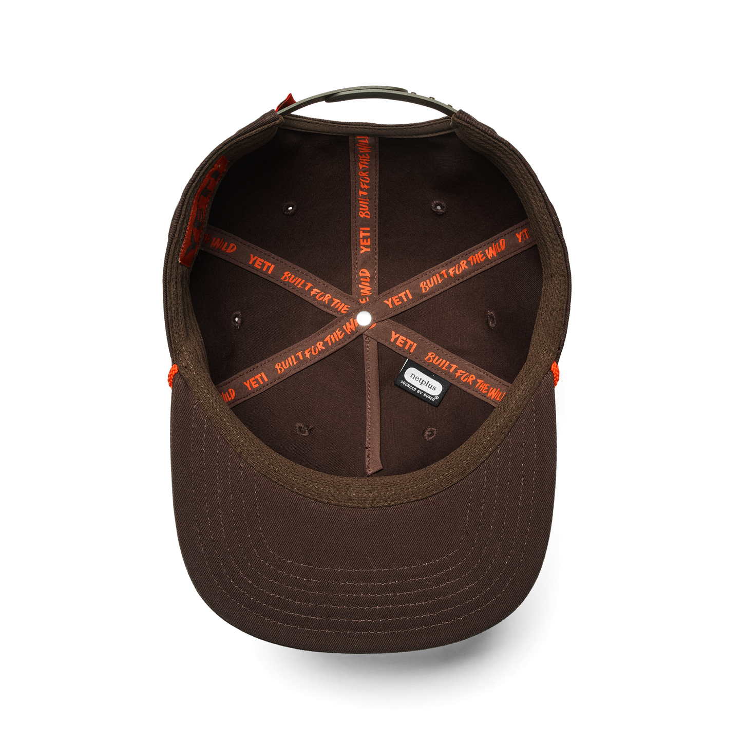 YETI® Coolers Flat Brim Rope Hat Coffee