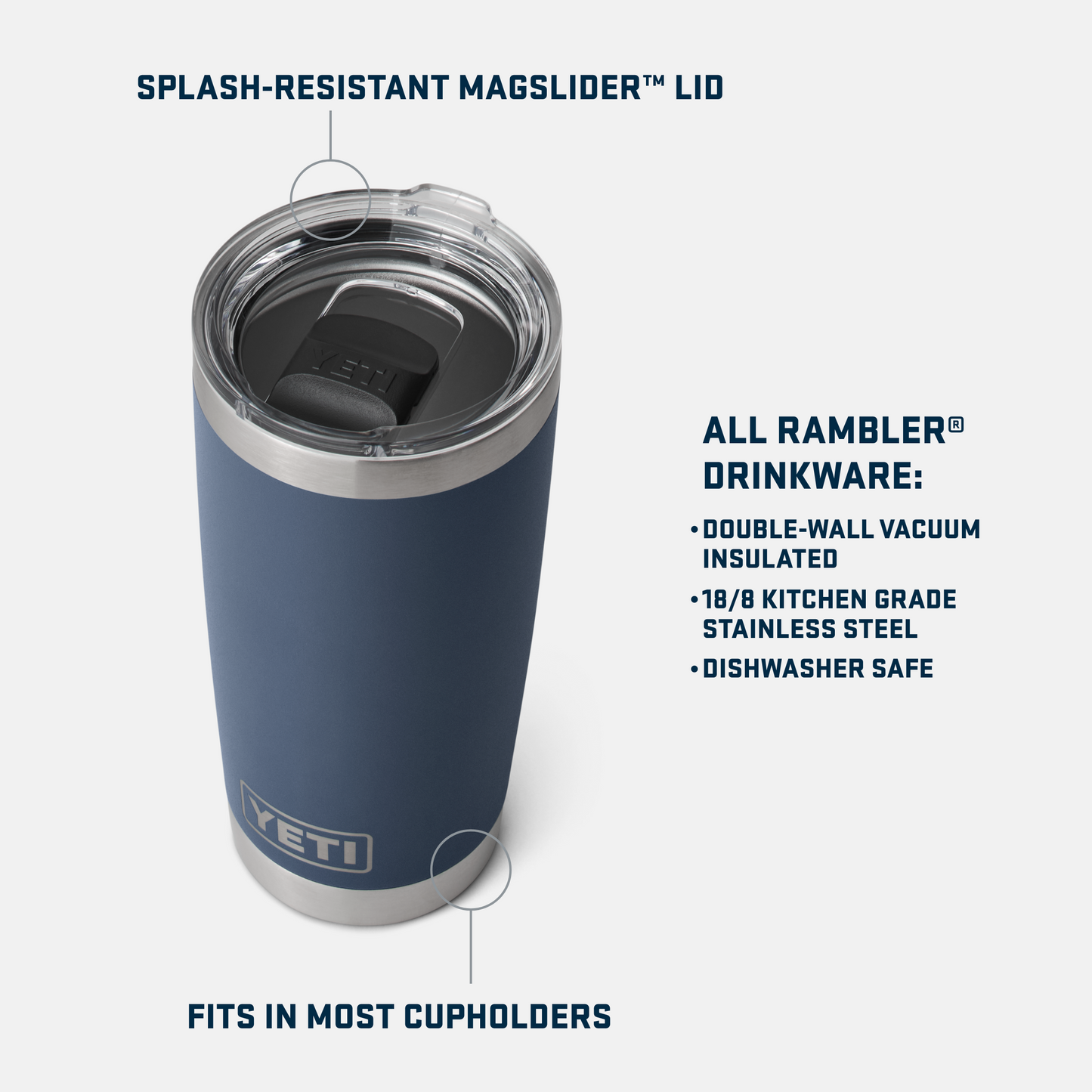 Rambler® 20 oz (591 ml) Tumbler Sea View