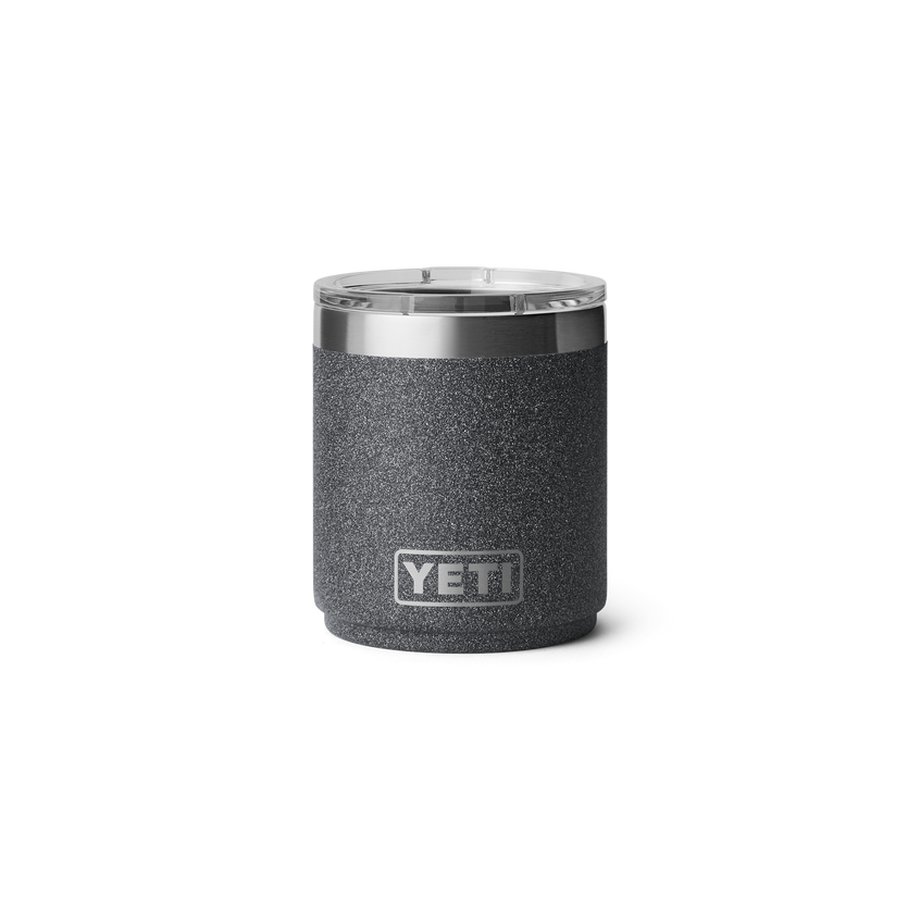 Rambler® 10 oz Stackable Lowball with Magslider™ lid Black Stone