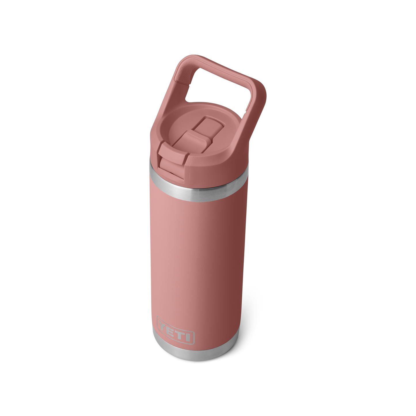 YETI Rambler® 18 oz (532 ml) Straw Bottle Sandstone Pink