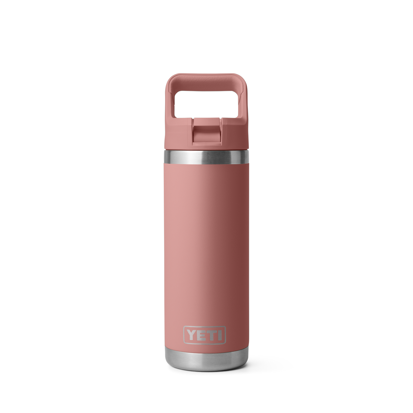 YETI Rambler® 18 oz (532 ml) Straw Bottle Sandstone Pink