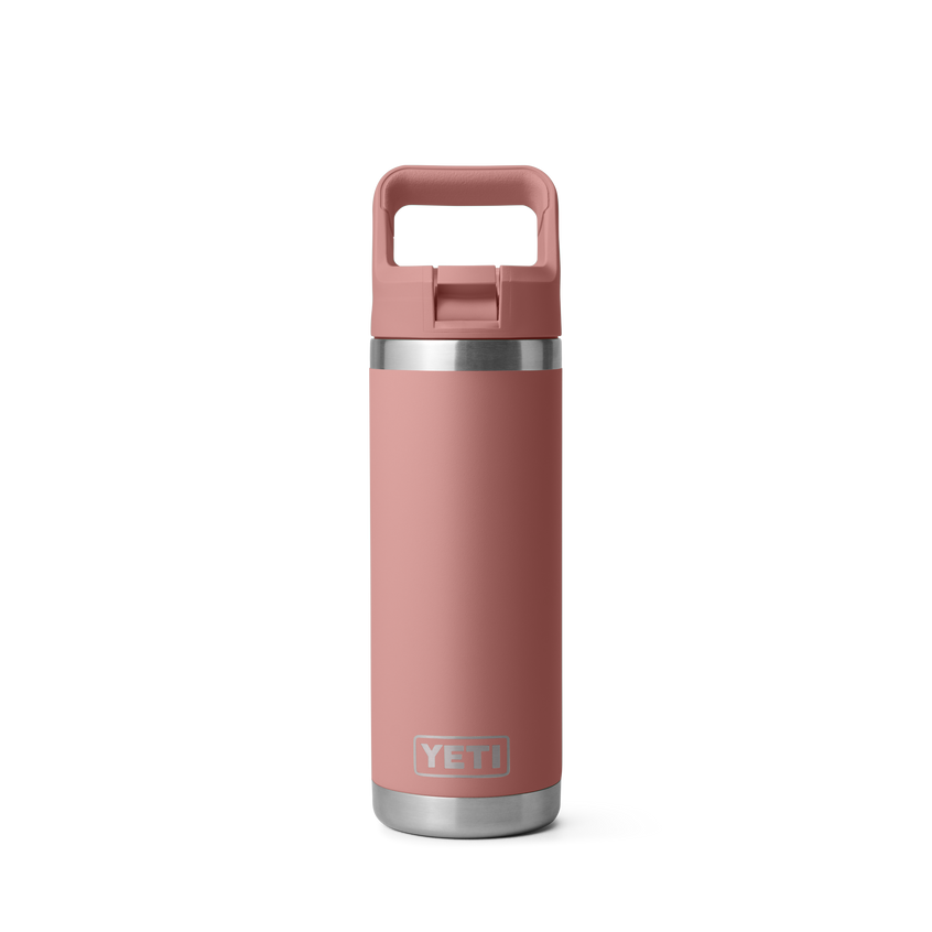 YETI Rambler® 18 oz (532 ml) Straw Bottle Sandstone Pink