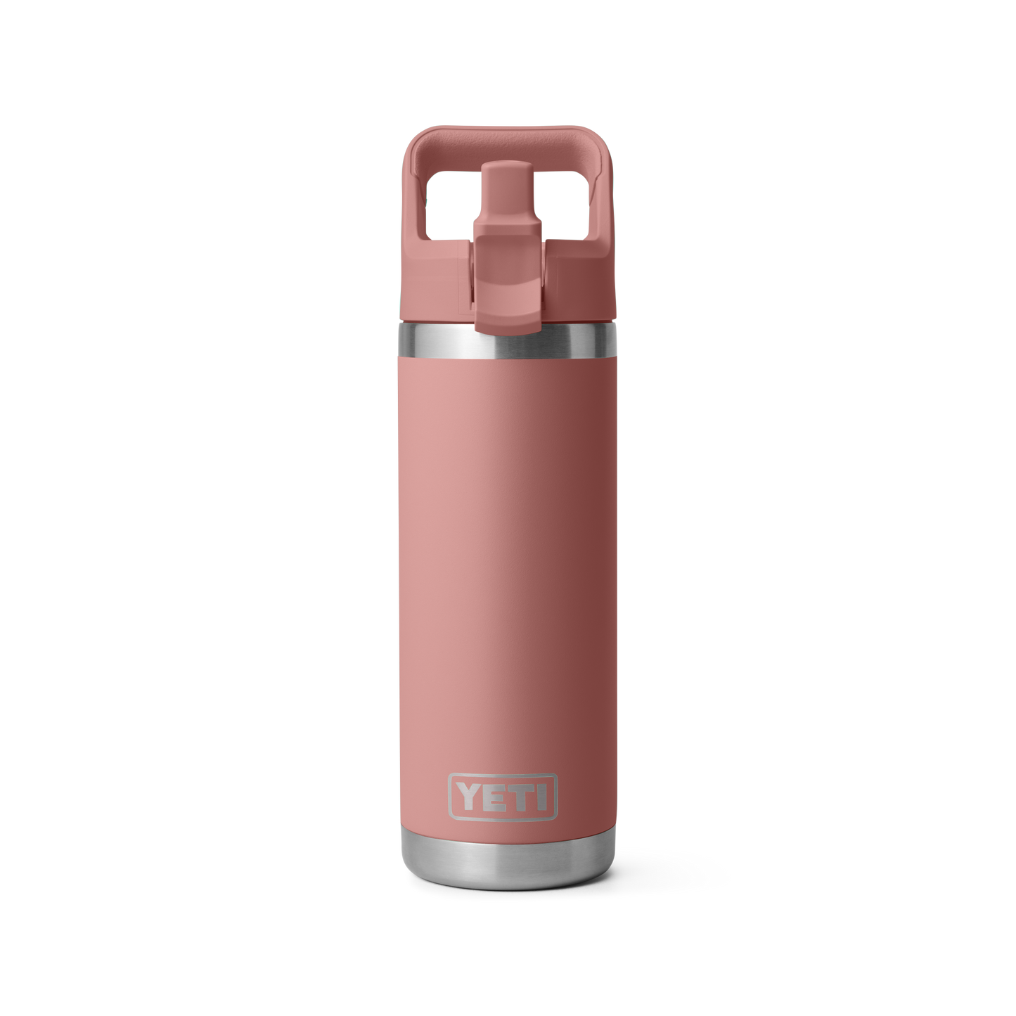 YETI Rambler® 18 oz (532 ml) Straw Bottle Sandstone Pink