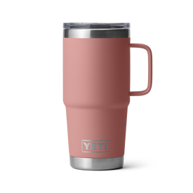 YETI Rambler® 20 oz (591 ml) Travel Mug Sandstone Pink