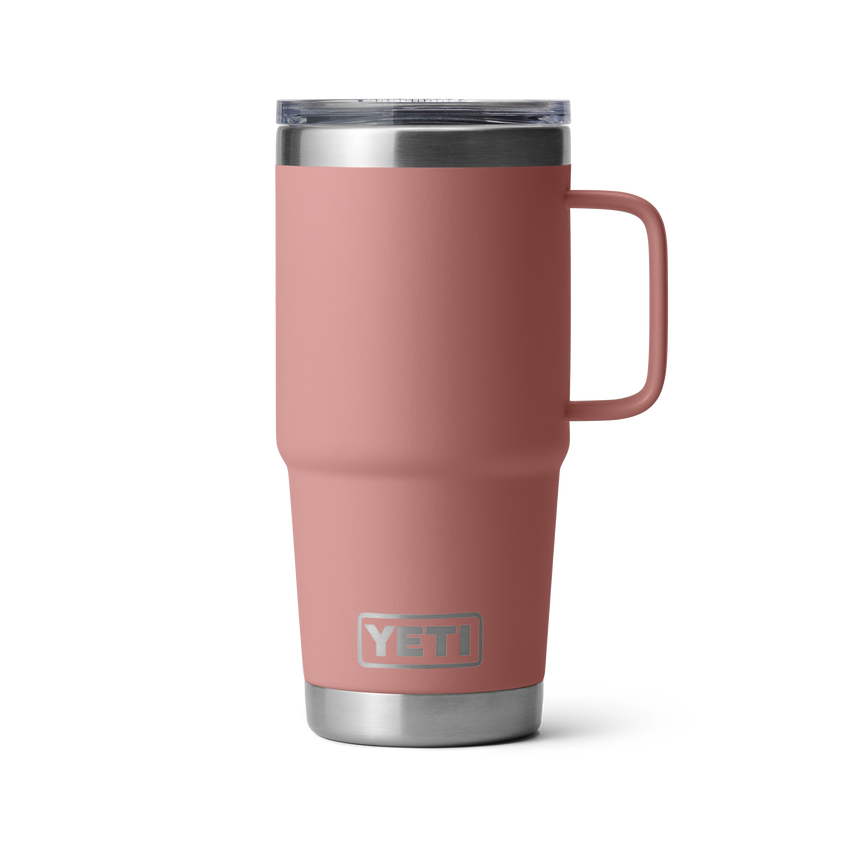 YETI Rambler® 20 oz (591 ml) Travel Mug Sandstone Pink