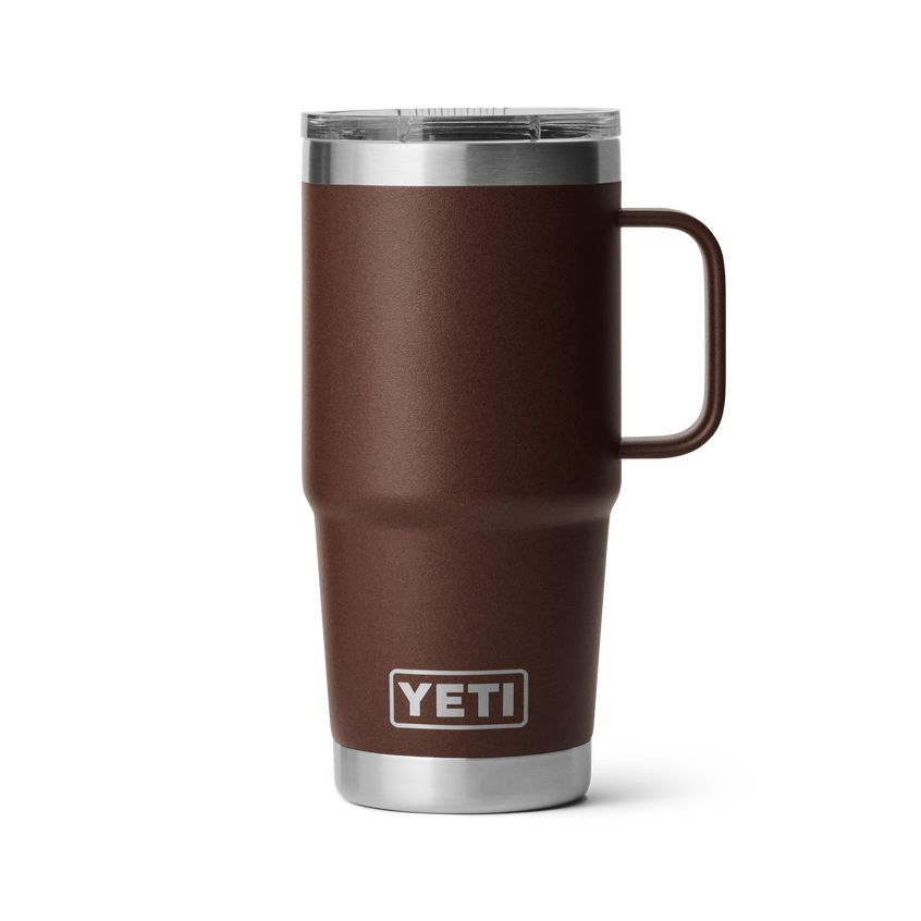 YETI Rambler® 20 oz (591 ml) Travel Mug Wetlands Brown