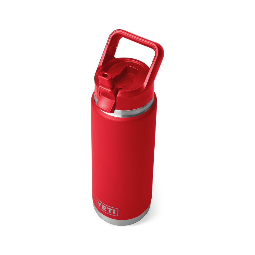 YETI Rambler® 26 oz (760 ML) Straw Bottle Rescue Red