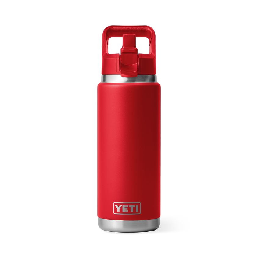 YETI Rambler® 26 oz (760 ML) Straw Bottle Rescue Red