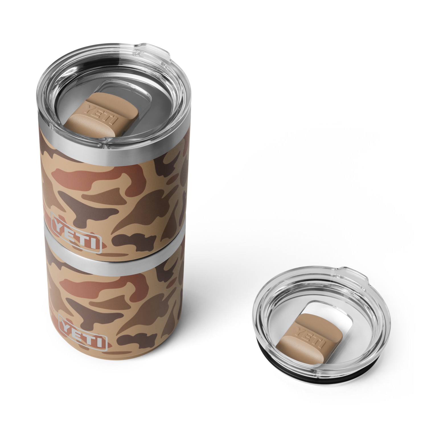 Rambler® 10 oz Stackable Lowball with Magslider™ lid Wetlands Camo