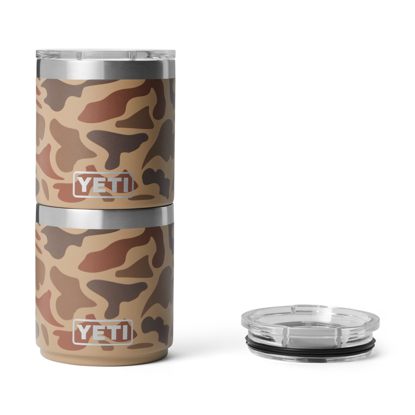 Rambler® 10 oz Stackable Lowball with Magslider™ lid Wetlands Camo