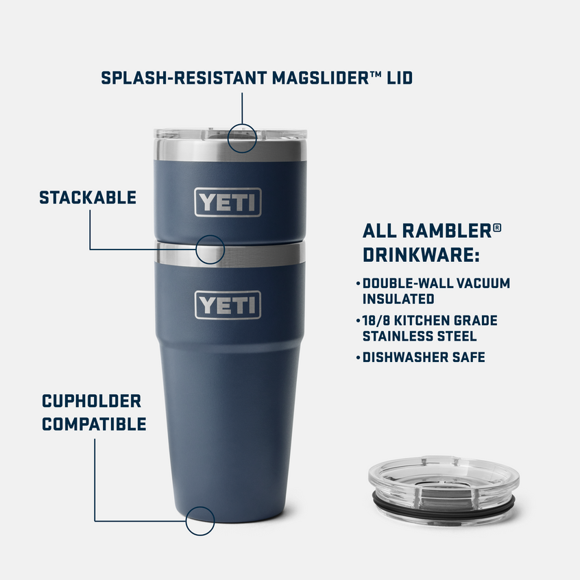 YETI Rambler® 20 oz (591 ml) Stackable Cup Royal Blue