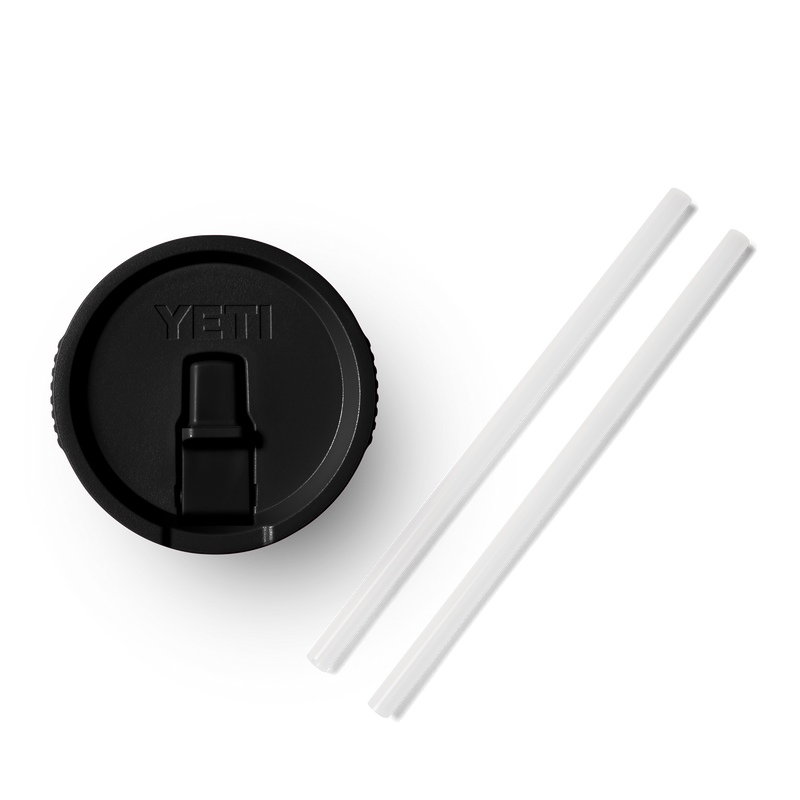 Large Travel Mug Straw Lid Black