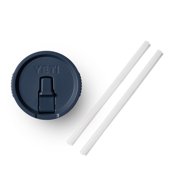 Large Travel Mug Straw Lid Navy