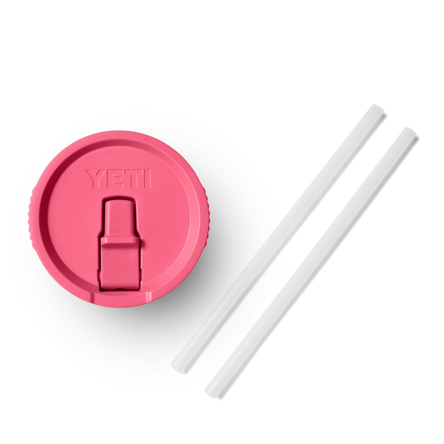 Large Travel Mug Straw Lid Tropical Pink