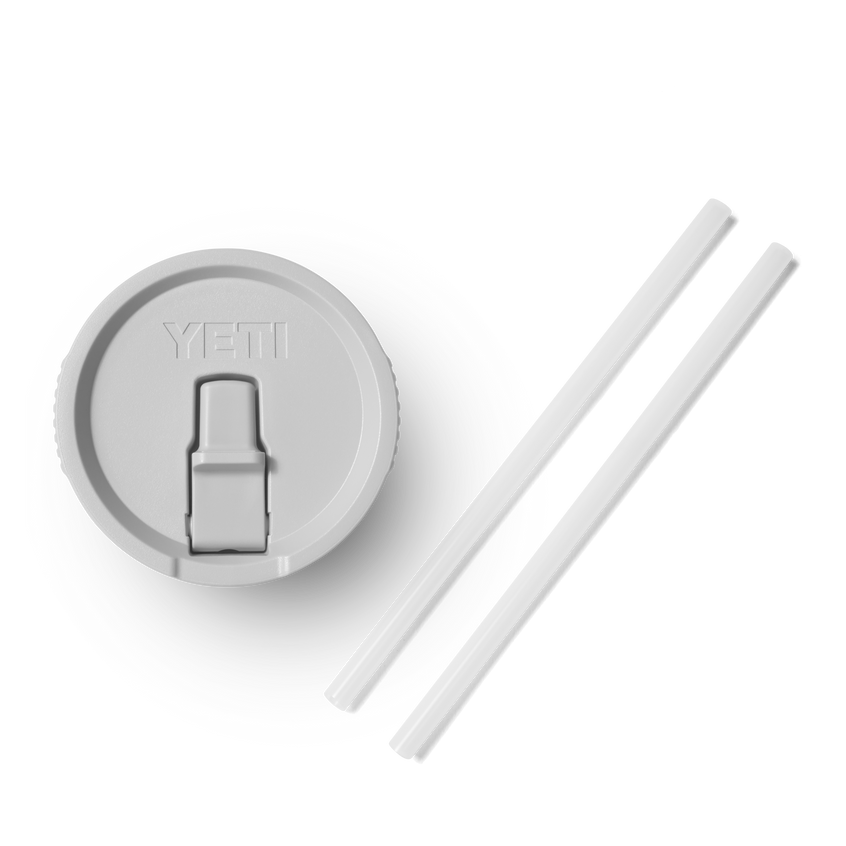 Large Travel Mug Straw Lid Grey